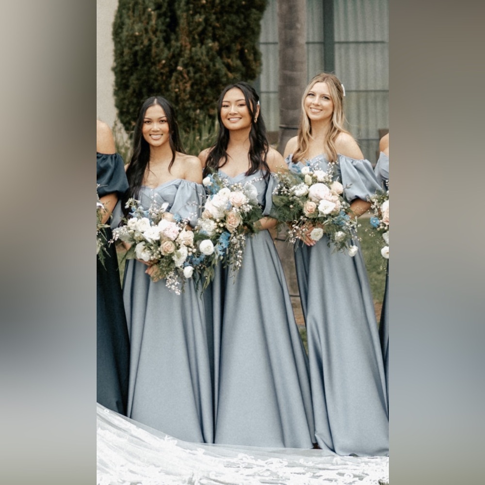 Dusty Blue Maxi Dress